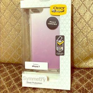 Pink Glitter Otterbox Cell Phone Case: IPhone 7/8